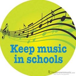 Music Treasures Button "Keep Music In Schools" 721159
