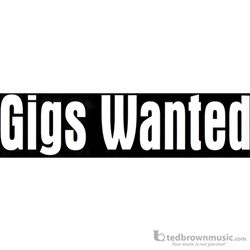 Music Treasures Bumper Sticker "Gigs Wanted" 331204