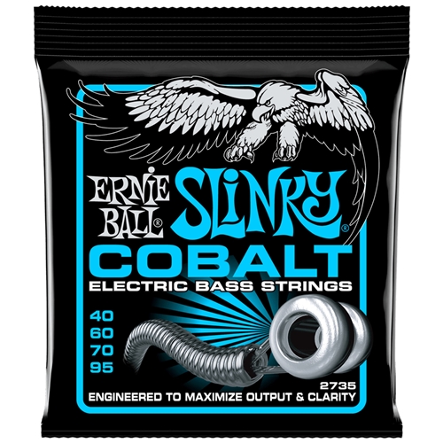 Ernie Ball Extra Slinky Cobalt Electric Bass Strings 40-95 Gauge