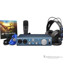 PreSonus Audiobox iTwo Studio Recording Package