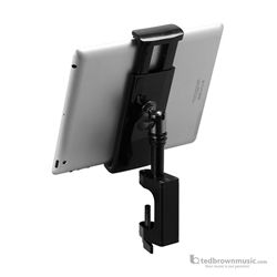 On-Stage Grip-On Universal Device Holder with u-mount Bullnose Clamp