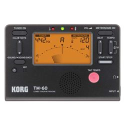 Korg TM-60 Tuner/Metronome in Black