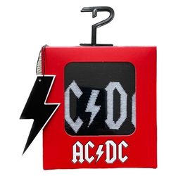 AC DC Mens Large Crew Socks in a Gift Box