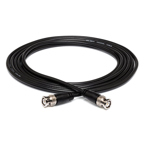 Hosa 50-ohm Coax Cable, BNC to Same - 10ft BNC-58-110