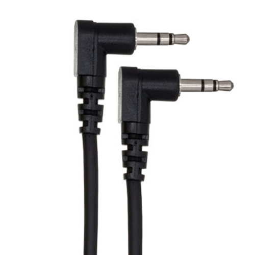 Hosa 3.5mm TRS to Same Right-Angle Stereo Interconnect Cable CMM-100.8RR