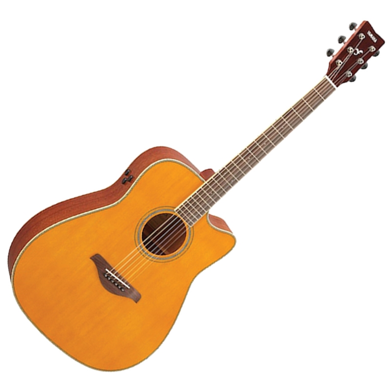 Yamaha FGC-TA Transacoustic Dreadnought Acoustic Electric Guitar
