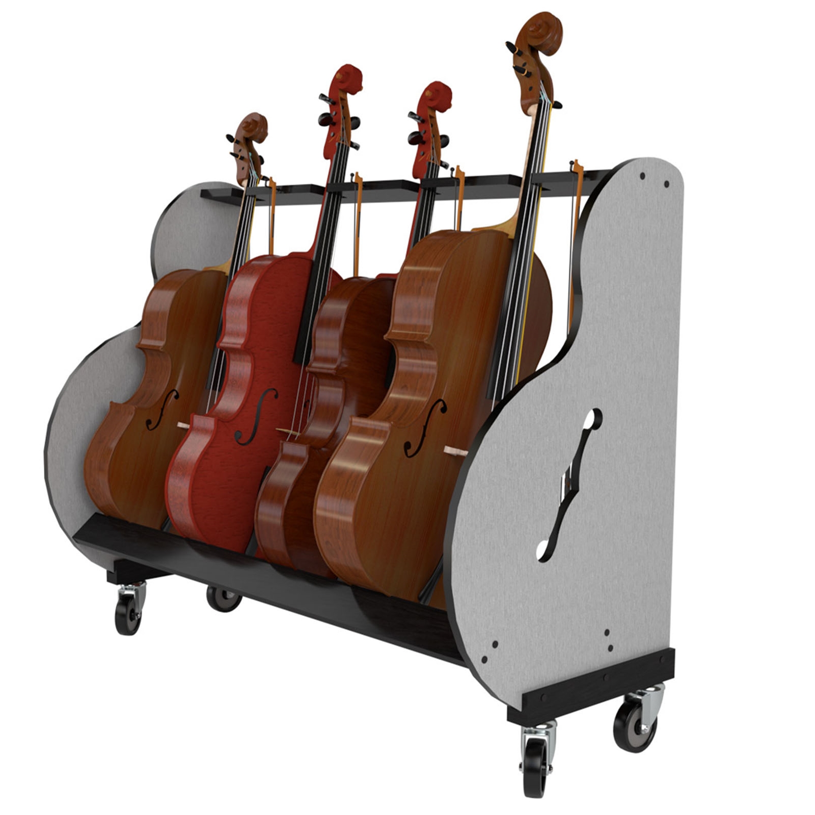 A&amp;S 4-Space Rolling Cello Stand