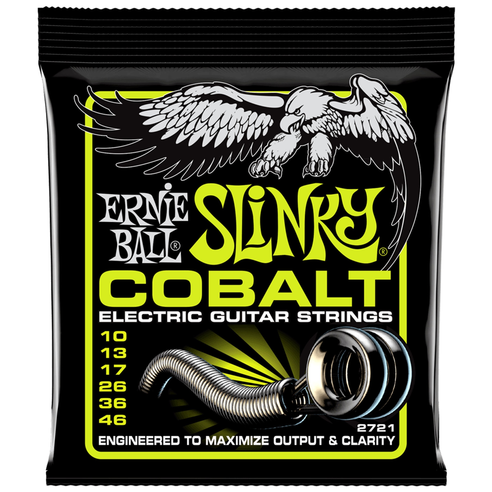 Ernie Ball Regular Slinky Cobalt Electric Guitar Strings 10-46 Gauge