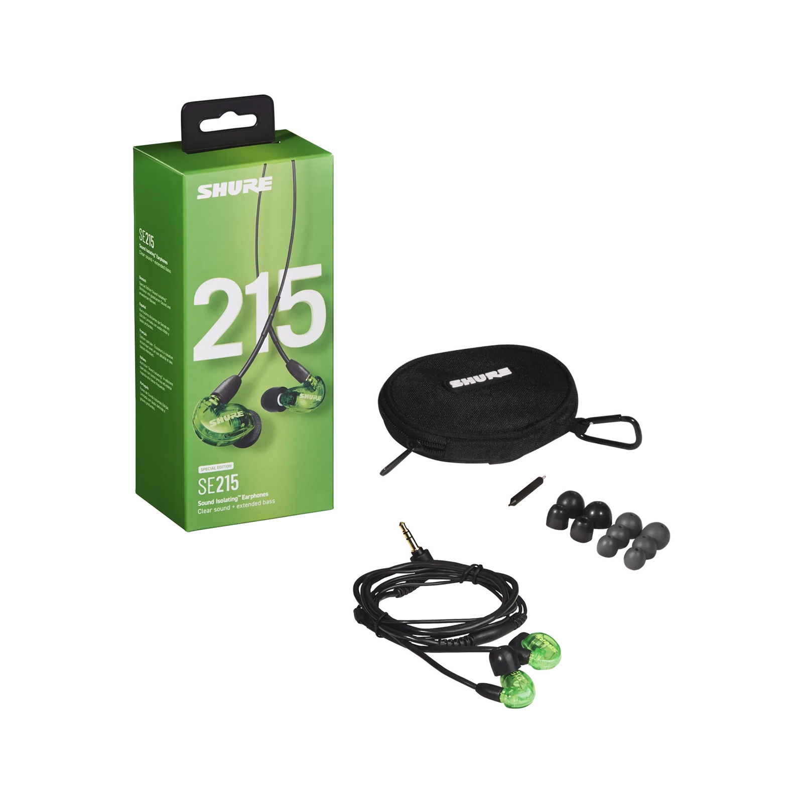 Shure SE215SPE Green Special Edition In-Ear Monitors