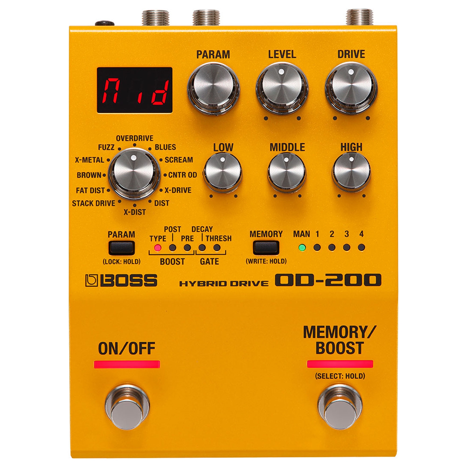 BOSS OD-200 Overdrive/Distortion Pedal