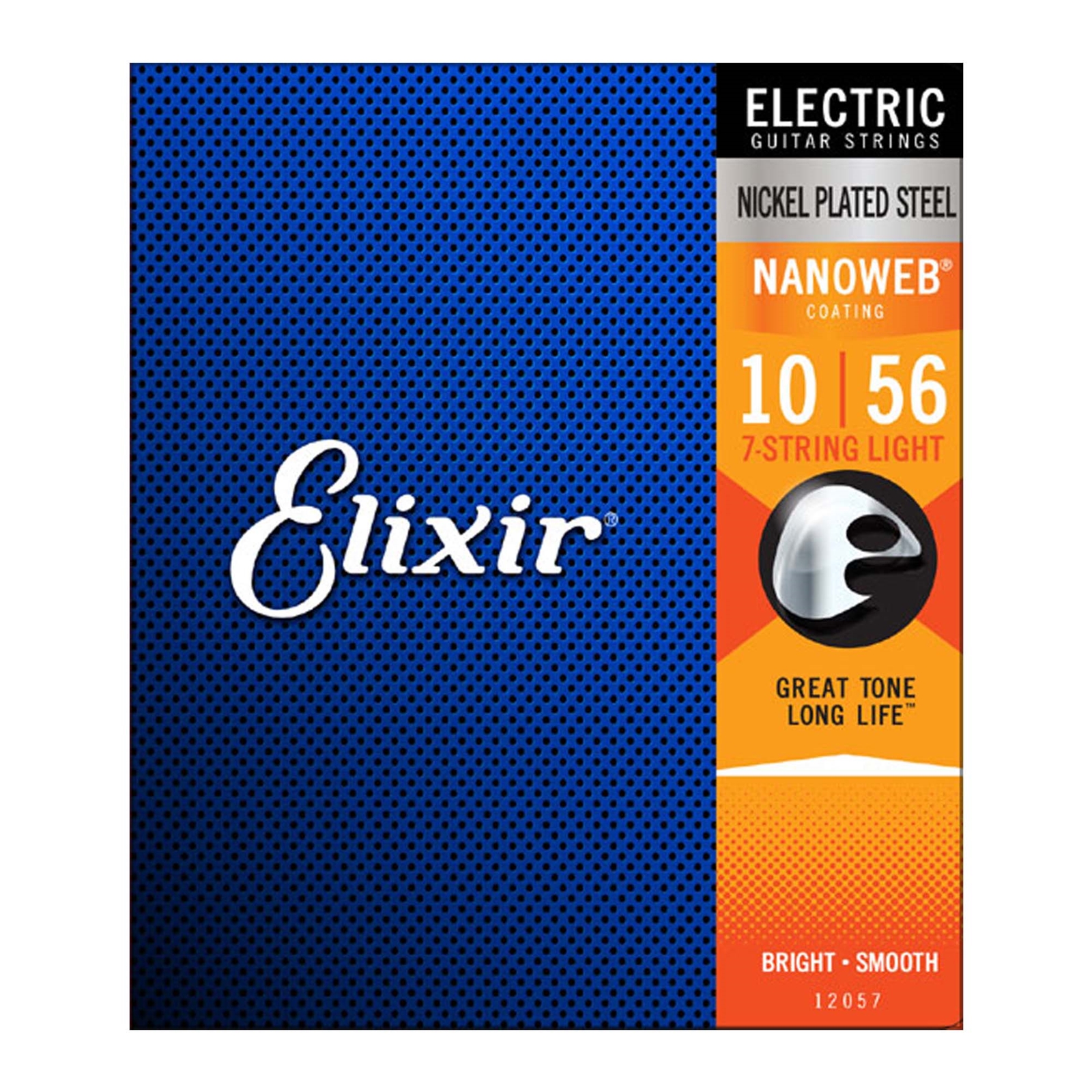 Elixir 10-56 7-String Light Nanoweb Electric Guitar String Set