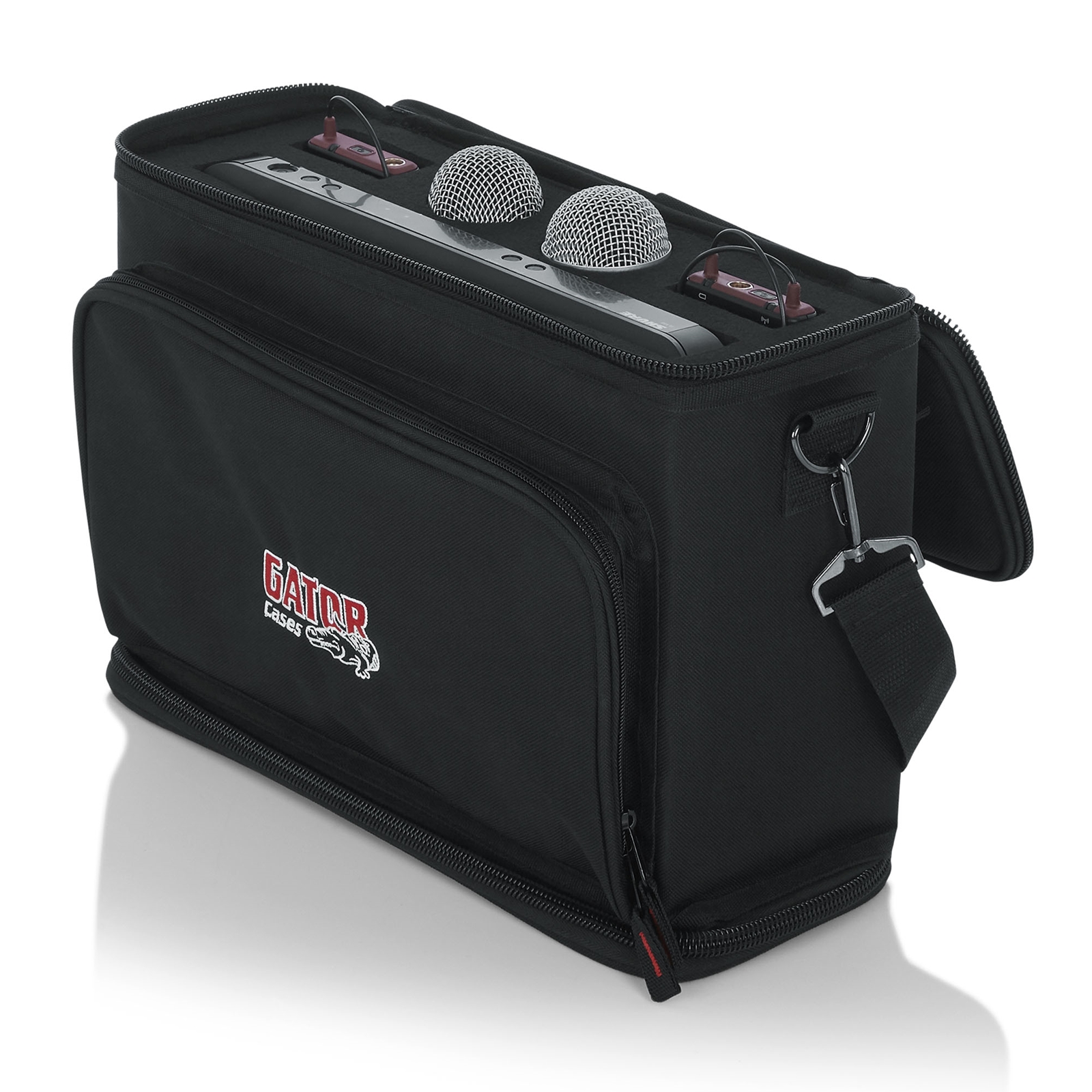 Gator Cases GM-DUALW Carrying Bag for Shure BLX and Similar Wireless Systems