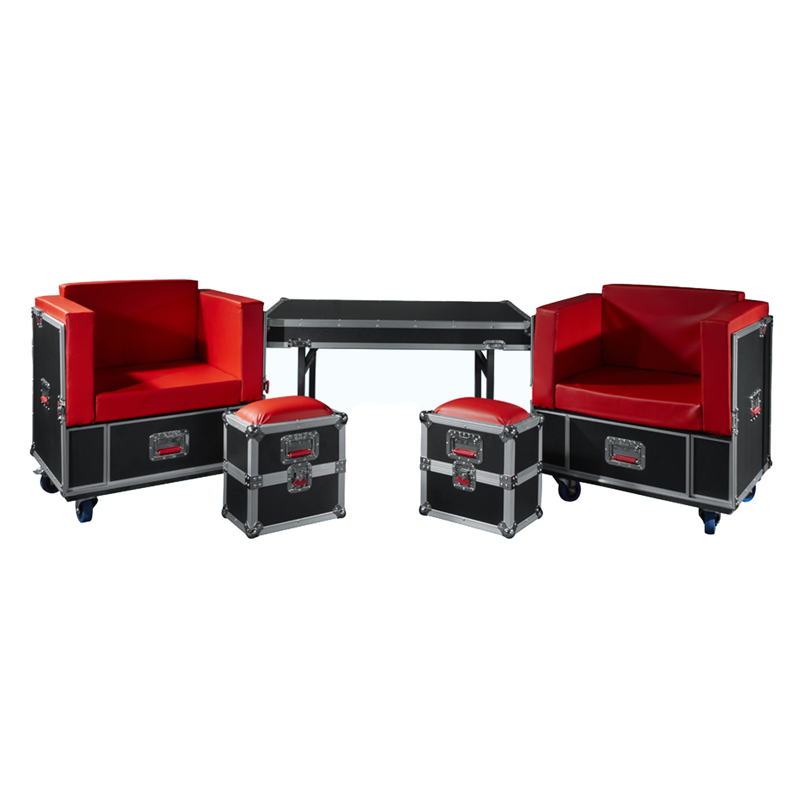 Gator Road Case Furniture Set - Transformable Into Shipping Cases