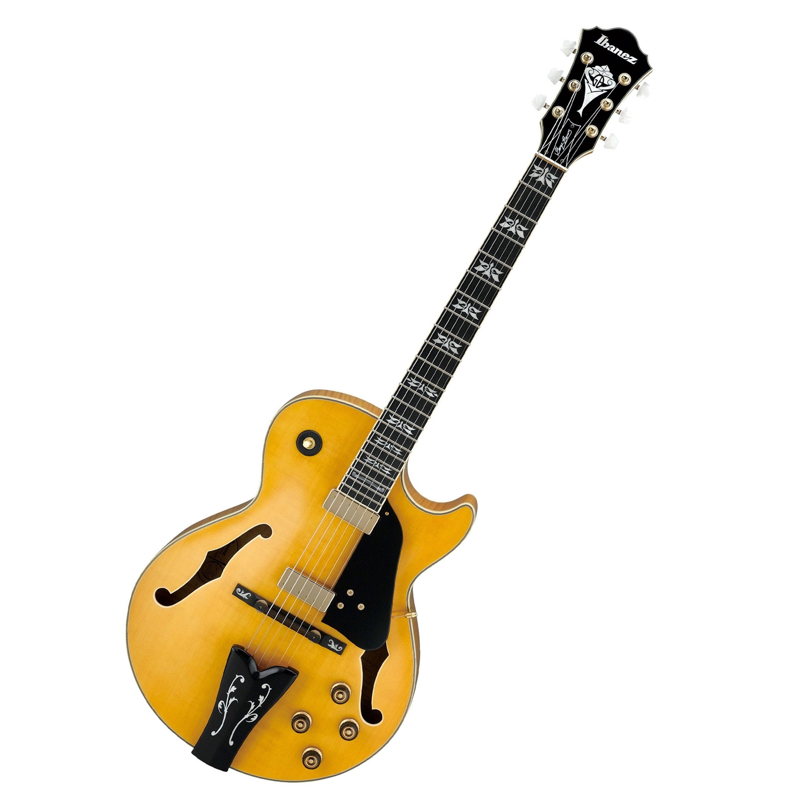 Ibanez GB40FTHII George Benson Signature Electric Guitar - Antique Amber Finish